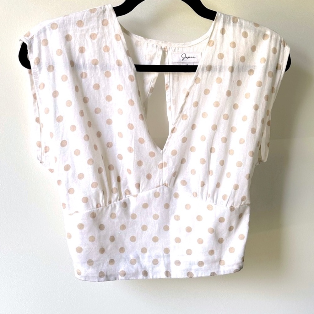 SO CUTE ✨Bow-Back Crop Top - Polka Dot Sz: Small 🫶🏼